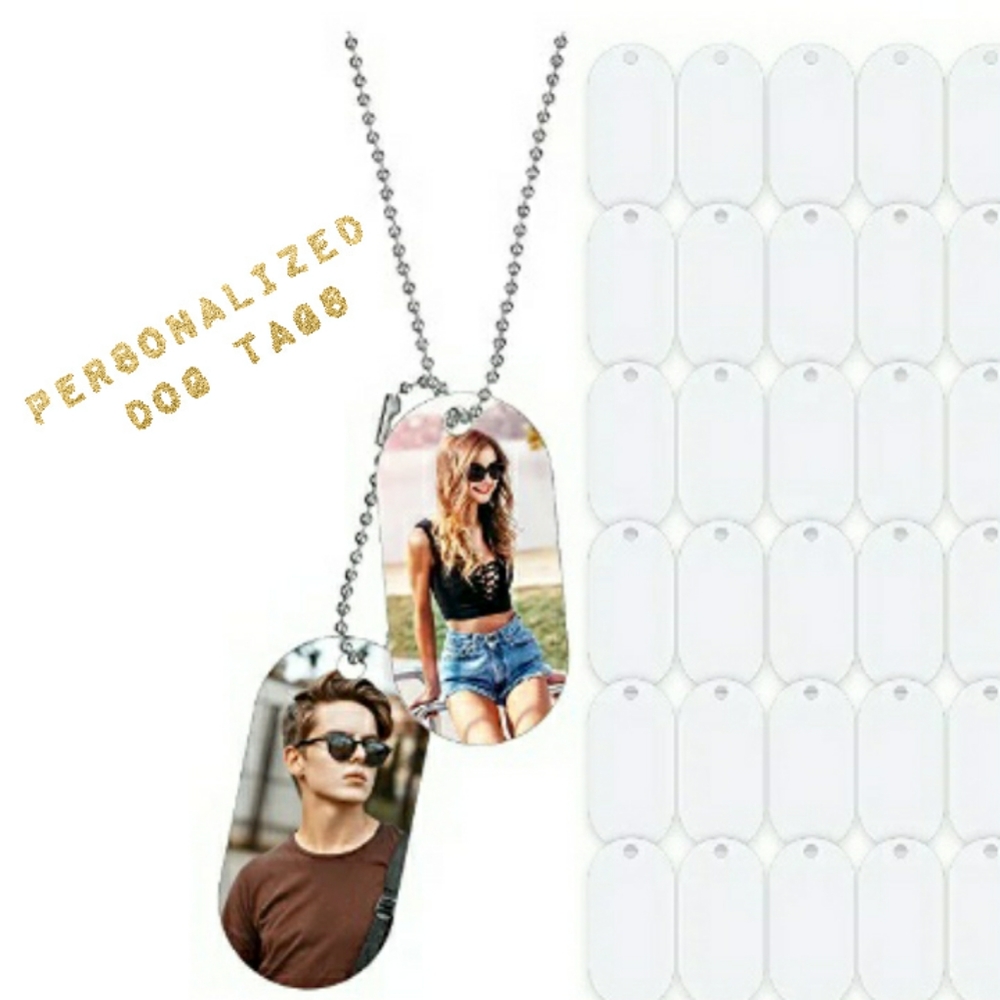 Double Sided Photo Dog Tag